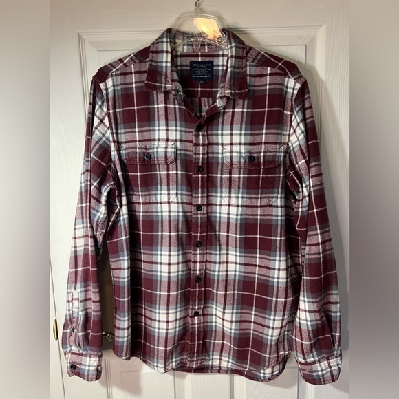 American Eagle Outfitters Other - American Eagle Flannel Shirt Long Sleeve Button Down Multicolor 100% Cotton